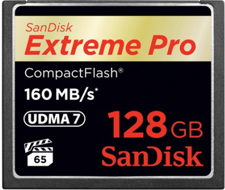 Sandisk Extreme Pro 128gb Compactflash-kort