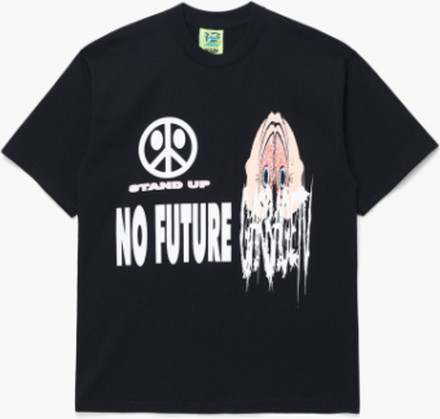 GarbageTV - Who´S Future S/S Tee - Sort - XL
