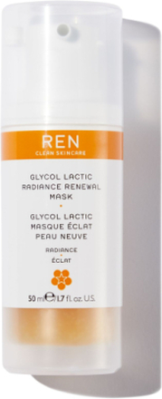 Glycolactic Radiance Renewal Mask Beauty Women Skin Care Face Face Masks Moisturizing Mask Nude REN