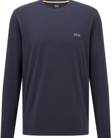 BOSS Mix and Match Long Sleeve Shirt Mörkblå bomull X-Large Herr