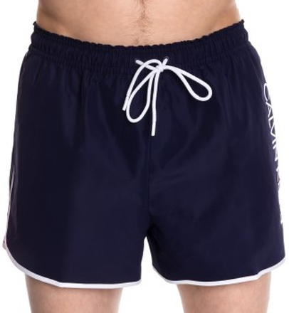 Calvin Klein Badebukser Core Solid Recycled Short Swim Shorts Marine polyester Small Herre