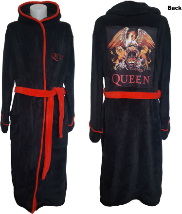 Queen: Unisex Bathrobe/Classic Crest (Small - Medium)