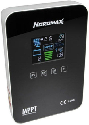 Nordmax MPPT Regulator med Bluetooth 20 A