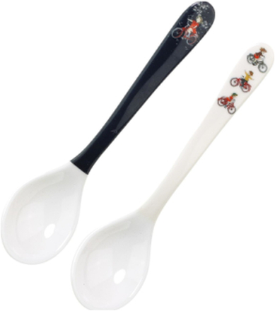 Lotta On Troublemaker Street, Spoons, 2-Pack Home Meal Time Cutlery Multi/patterned Rätt Start