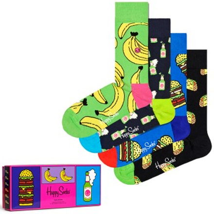Happy socks Strømper 4P Yummy Yummy Socks Gift Set Flerfarvet bomuld Str 36/40
