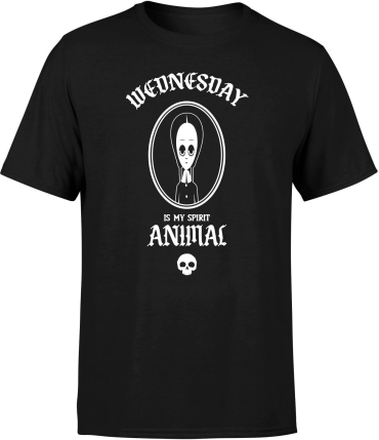 The Addams Family Wednesday Is My Spirit Animal Men's T-Shirt - Black - XXL - Black