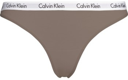 Calvin Klein Truser Carousel Thong Brun bomull X-Large Dame