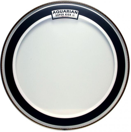 28" Superkick Clear Double Ply, Aquarian