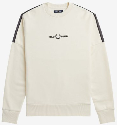 Fred Perry - Taped Crew Neck Sweater - Ecru