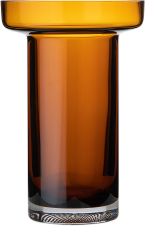 Kosta Boda Limelight rosvas amber 23 cm.