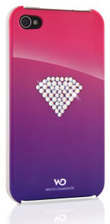 WHITE-DIAMONDS Rainbow Rosa iPhone 4s Skal