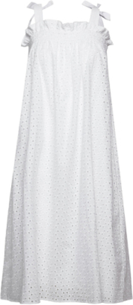 Clianta Christine Dress Dresses Lace Dresses Hvit Bruuns Bazaar*Betinget Tilbud