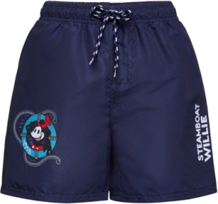 Swimming Shorts Badeshorts Marineblå Mickey Mouse*Betinget Tilbud