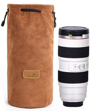 JCCOTTON FB-00001 SLR Camera Lens Bag Storage Bag Shockproof Lens Camera Protection Bag, Size: L