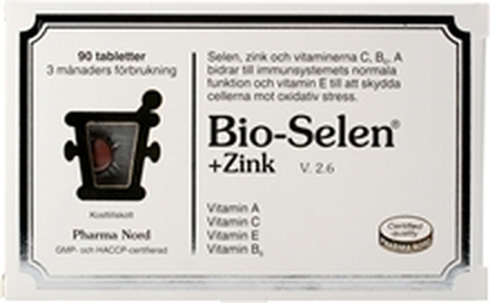 Bio-Selen+Zink 90 tabletter