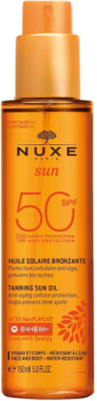 Tanning Sun Oil Spf 50 Solkrem Kropp Nude NUXE*Betinget Tilbud