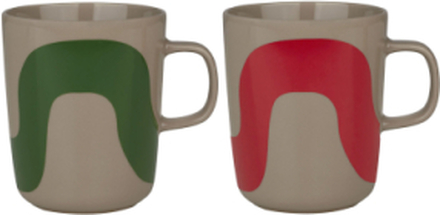 Seireeni Mug Home Tableware Cups & Mugs Coffee Cups Brown Marimekko Home