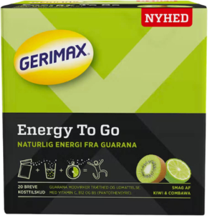 Gerimax Energy To Go Kiwi Combawa (U) 20 stk.