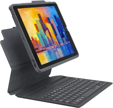 ZAGG Pro Keys Wireless Keyboard Bookcase iPad 10.2 inch (2019 / 2020 / 2021) grey