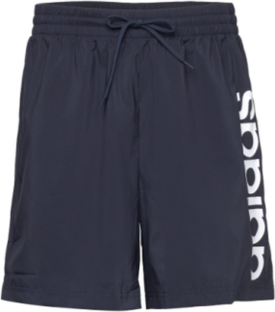 Aeroready Essentials Chelsea Linear Logo Shorts Sport Shorts Sport Shorts Navy Adidas Sportswear