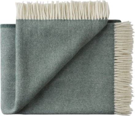 Sevilla 130X190 Cm Home Textiles Cushions & Blankets Blankets & Throws Grønn Silkeborg Uldspinderi*Betinget Tilbud