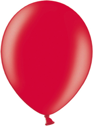 50 st 30 cm - Metallicröda Ballonger