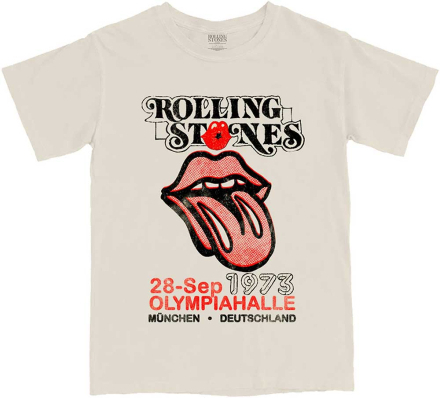 The Rolling Stones: Unisex T-Shirt/Munich "'73 (Medium)