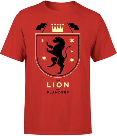 The Lion Of Flanders Men's T-Shirt - M - Red