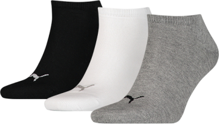 Puma sokken invisible grijs-wit-zwart 3-pack-43-46
