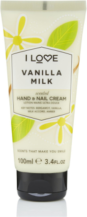 I Love Signature Hand & Nail Cream Vanilla Milk 100Ml Beauty Women Skin Care Body Hand Care Hand Cream Nude I LOVE