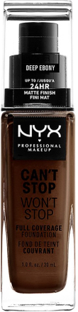 NYX Professional Makeup Can't Stop Won't Stop Foundation Deep ebony - 30 ml