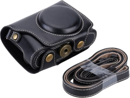 PU Leder professionelle Kamera Tasche Schutztasche mit Tragegurt 1/4 Schraube für Casio EX-ZR2000 EX-ZR3500