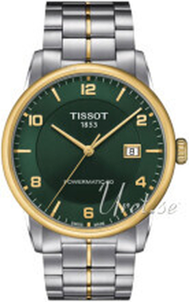 Tissot T086.407.22.097.00 Luxury Grøn/Gul guldtonet stål Ø41 mm