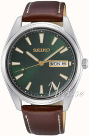 Seiko SUR449P1 Neo Classic Grön/Läder Ø40.2 mm