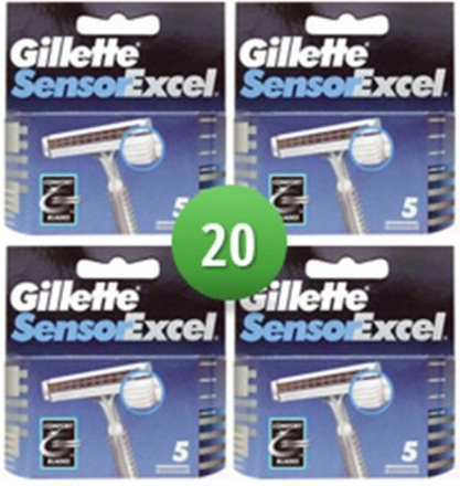 Gillette Combi Scheermesjes Sensor Excel 20 mesjes