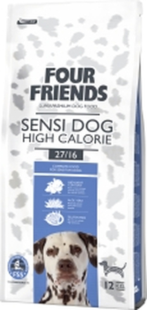 Hundfoder Four Friends Sens. High Calorie Duck & Turkey 12kg