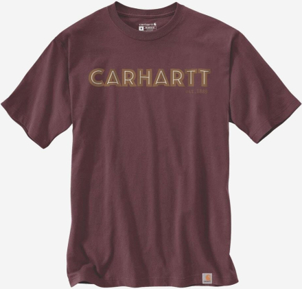 CARHARTT T-shirt Logo Graphic S/S PORT (XL)