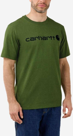 CARHARTT T-shirt Core Logo S/S ARBORVITAE HEATHER (M)