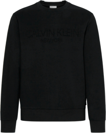 Calvin Klein Embossed Sweatshirt Black