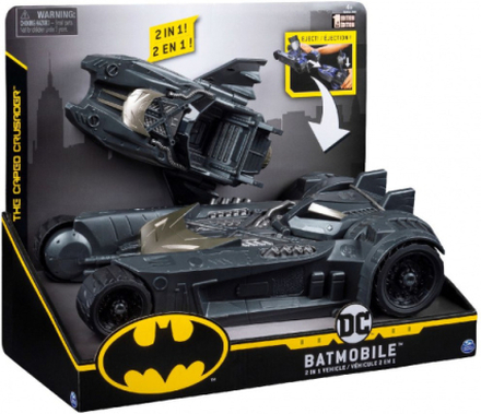 DC Comics batmobile Batman 2-in-1 junior zwart