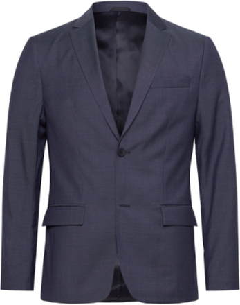Super 100 Broken Twill Blazer Suits & Blazers Blazers Single Breasted Blazers Navy Calvin Klein