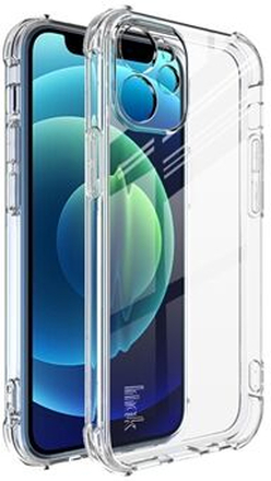 IMAK Screen Protector Film + Full Coverage TPU Case with Four Corner Airbags for iPhone 12 mini