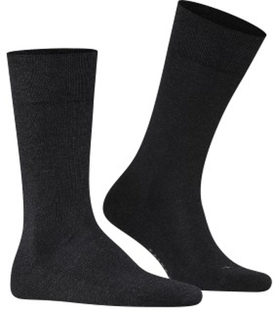 Falke Strømper Sensitive London Socks Antracit bomuld Str 47/50 Herre