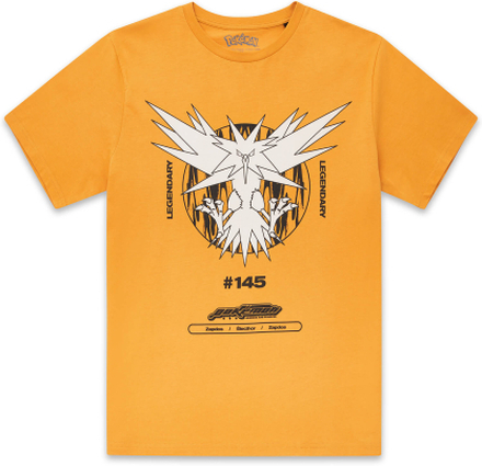 Pokémon Zapdos Legendary Unisex T-Shirt - Mustard - M