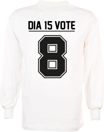 Corinthians Retro Football Shirt 1982 + Dia 15 Vote (Socrates)