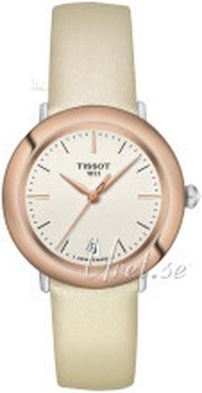 Tissot T929.210.46.261.00 T-Gold Antikkhvit/Lær Ø33 mm