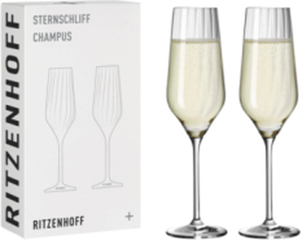 Champagneglas Sternschliff 2-pack