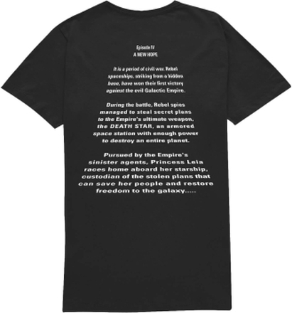 Star Wars - A New Hope - 45th Anniversary Composition Unisex T-Shirt - Schwarz - M
