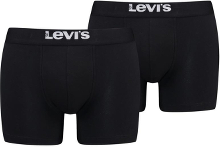 Levi's Boxershorts Solid Basic Organic Cotton 2-pack Black-XL