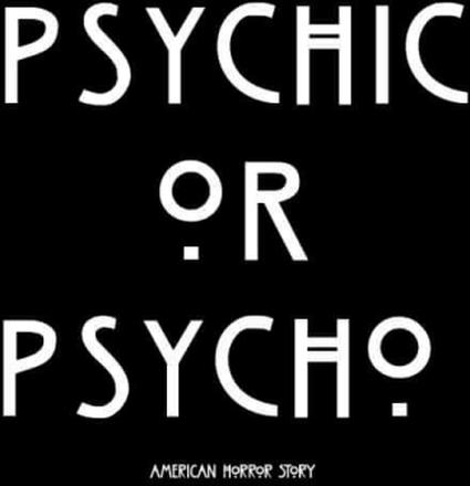 American Horror Story Psychic Or Psycho Women's Cropped Hoodie - Black - XS - Schwarz